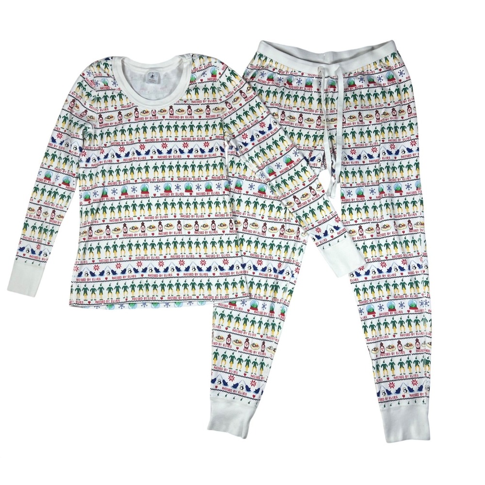 Hanna Andersson Elf Movie Pajamas Women Medium Organic Cotton Raised By Elves